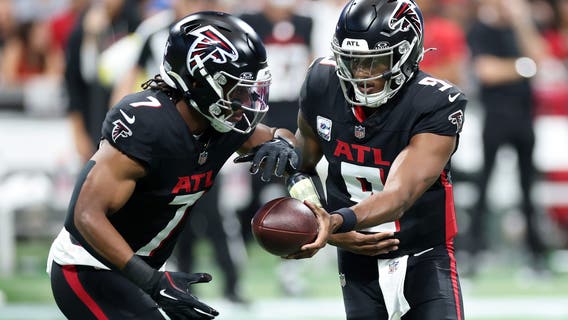 Falcons beat Commanders; Penix and Robinson have career-best days