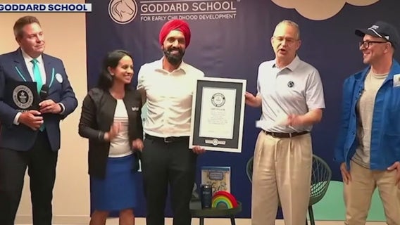 Goddard School helps set world record for reading livestream