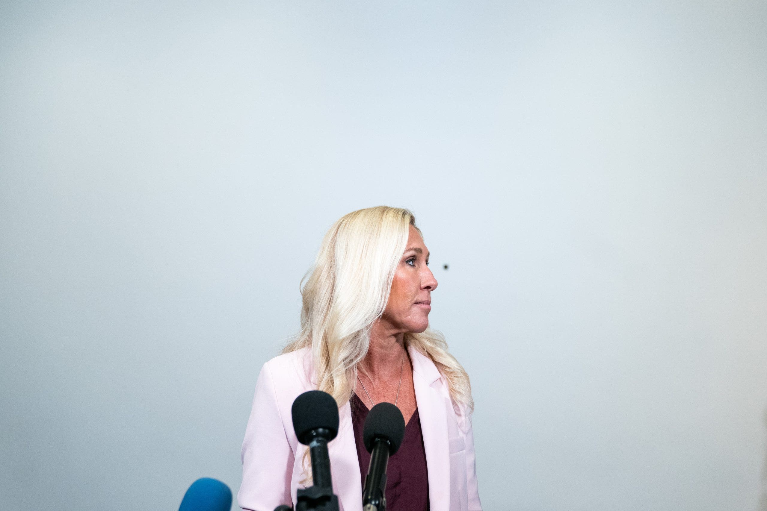 Marjorie Taylor Greene blames GOP leadership for shutdown