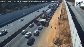 Crash along I-20 WB near Panola snarls traffic for hours