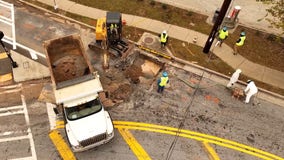 Crews working to repair water main break on Covington Highway
