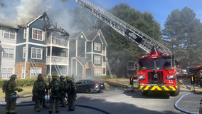 Norcross apartment fire displaces dozens of residents