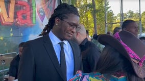 Young Thug performs at College Park festival as part of sentence