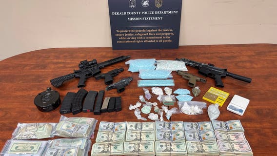 Drugs, cash and 5 guns seized in 9-hour DeKalb County operation
