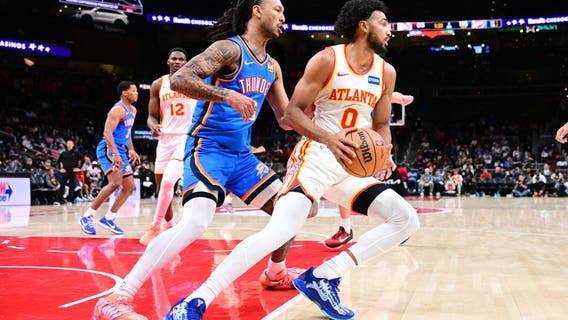 Oklahoma City defeats the Atlanta Hawks 117-100