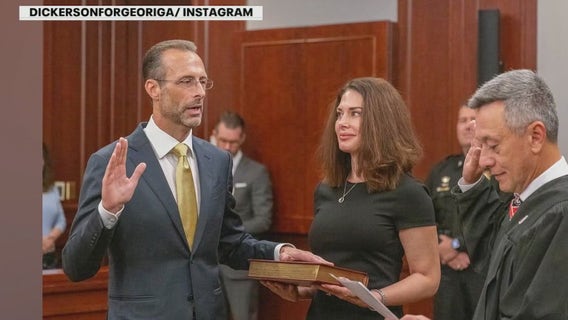 Jason Dickerson sworn in as newest state senator in Cherokee County