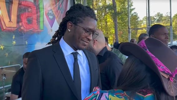 Young Thug performs at College Park festival as part of sentence