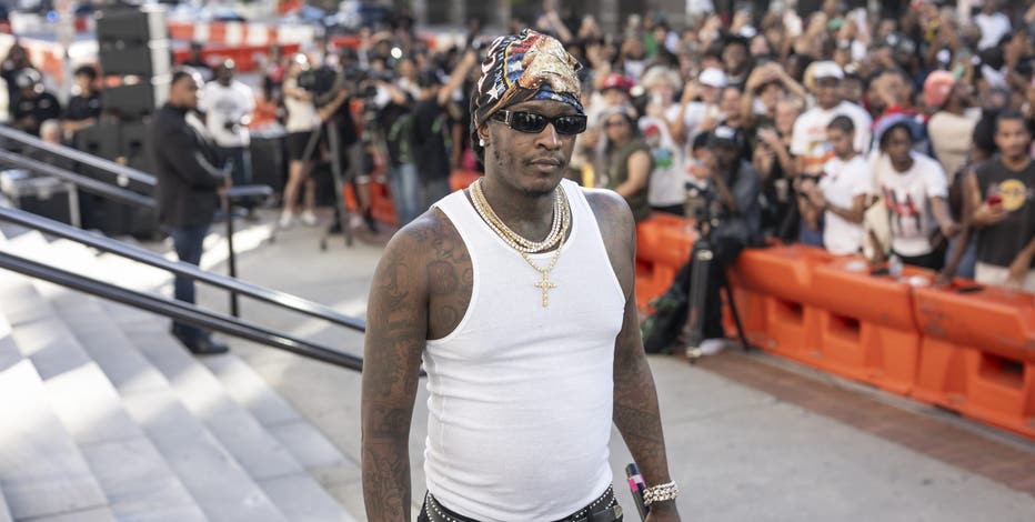 Young Thug to speak to FOX 5's Portia Bruner at College Park
