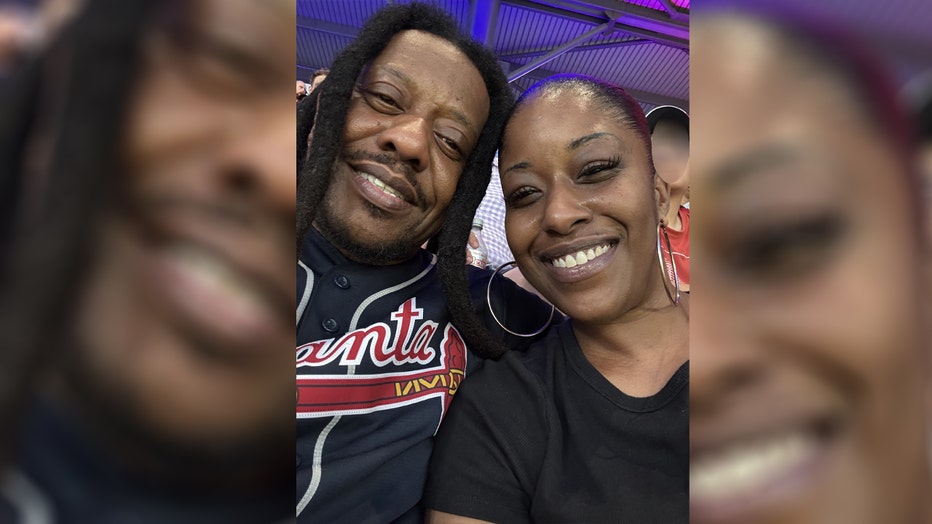 Darrick Desawn Rooks with his fiancée, Chantriece Marrow