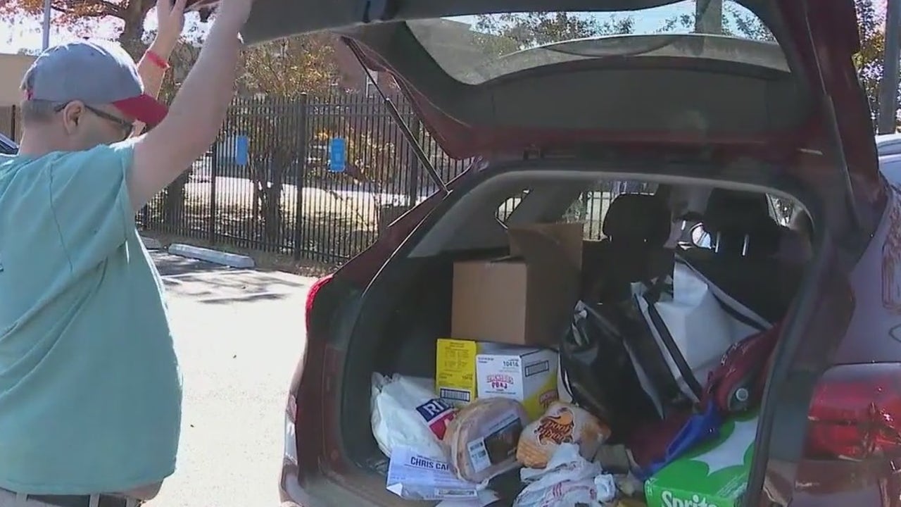 Gwinnett County Sheriff’s Office hosts Thanksgiving giveaway for thousands amid shutdown