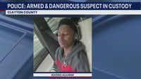 Clayton County police arrest armed and dangerous suspect