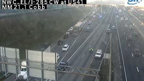 Ramp from I-285 North to I-75 North closed after crash