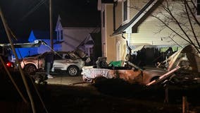 Car crashes into DeKalb County home, 2 injured