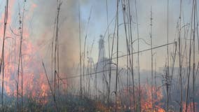 Fire burns five acres of beach on Tybee Island
