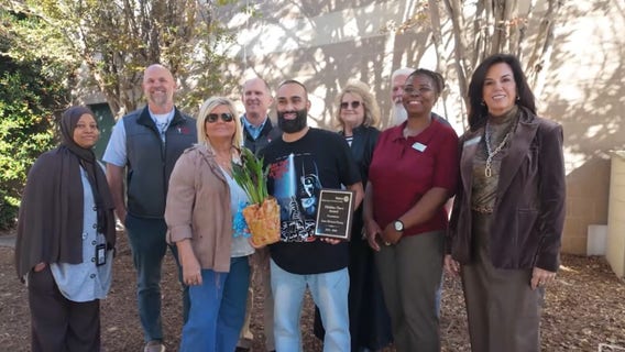 Gwinnett bus driver honored for saving students from bus fire
