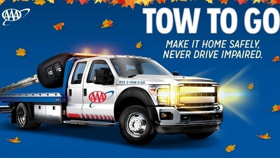 Don't drive drunk this weekend, call Tow To Go