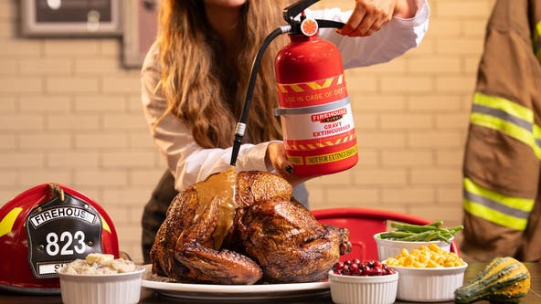'Gravy Extinguisher' being offered by Firehouse Subs to rescue dry turkeys