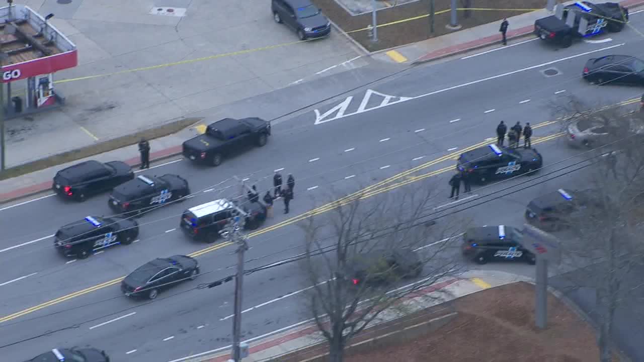 Assault suspect with gun shot by Sandy Springs police Thursday morning, police say