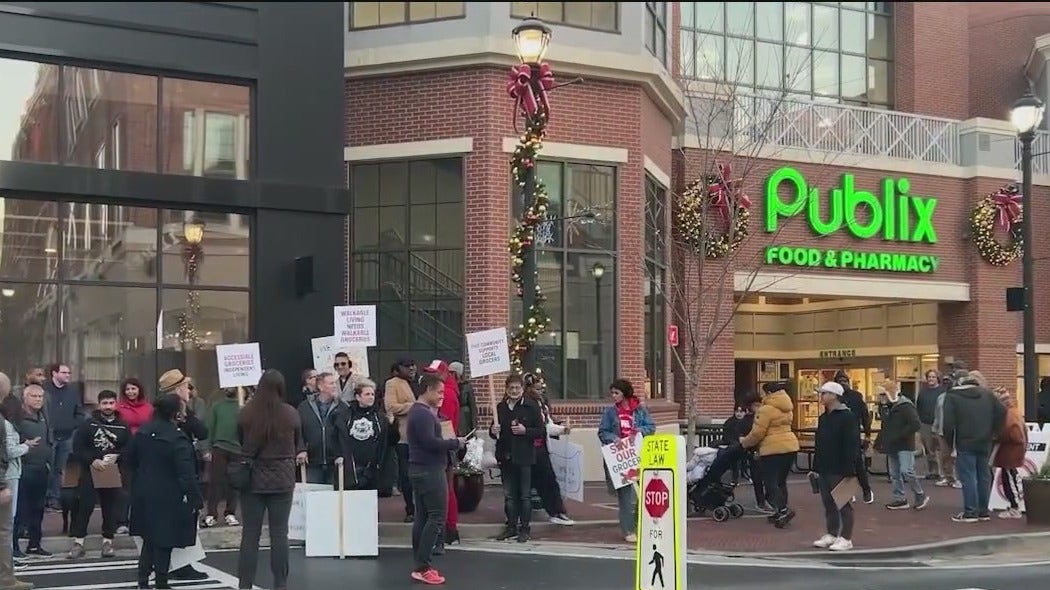 Residents rally against impending closure of Atlantic Station Publix