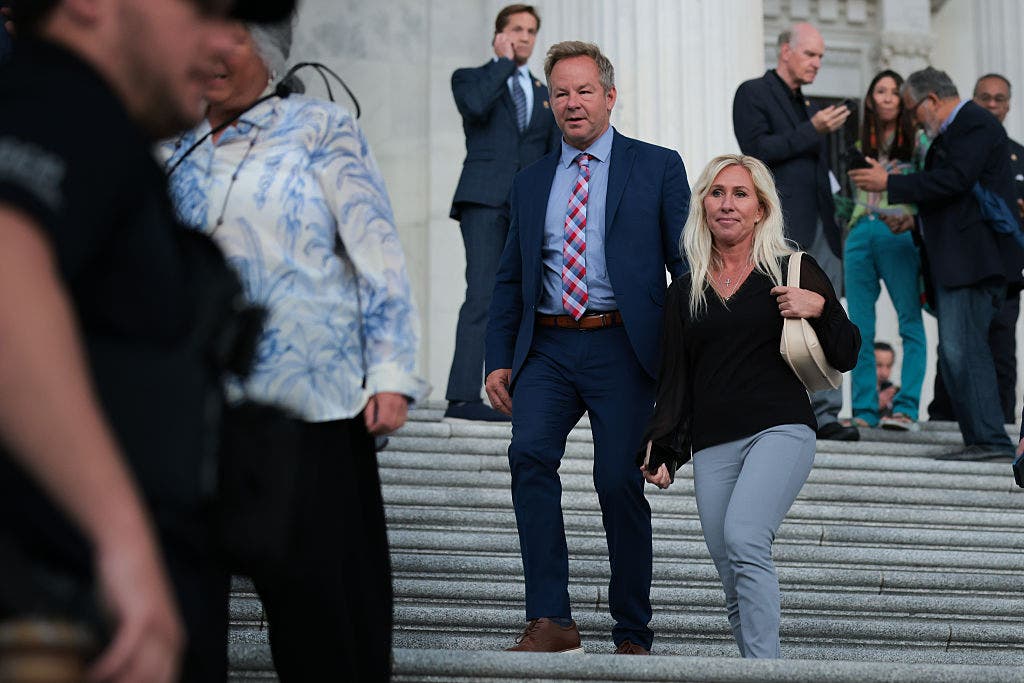 Marjorie Taylor Greene engaged as exit from Congress nears