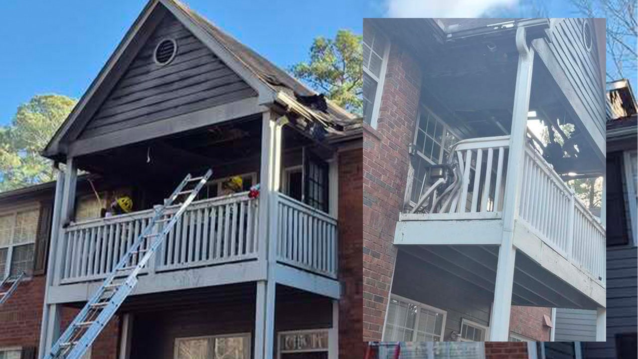 Gwinnett County apartment fire started by porch grilling