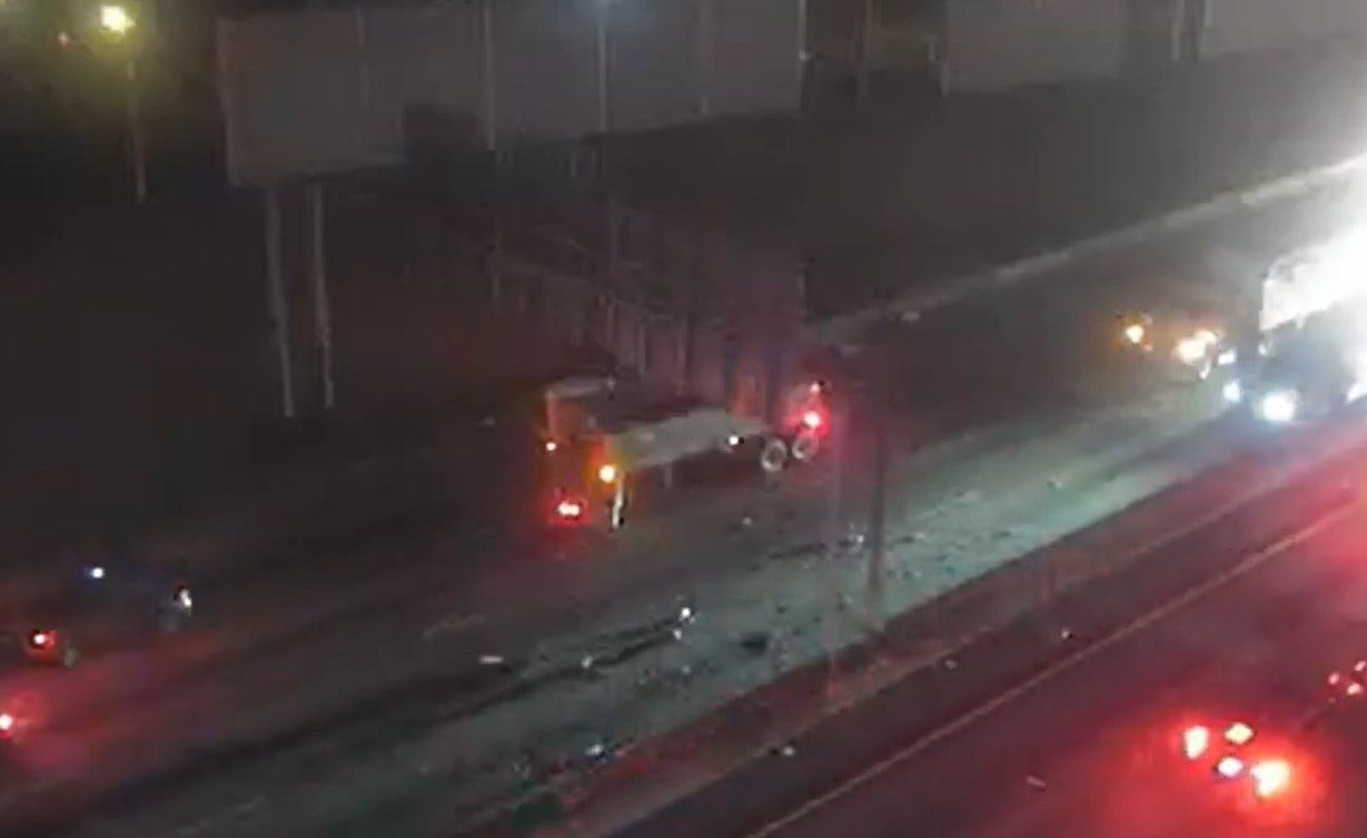 2 injured in serious crash Tuesday morning on I-285 near I-20