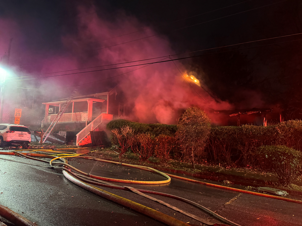 One person hospitalized after house fire in southwest Atlanta
