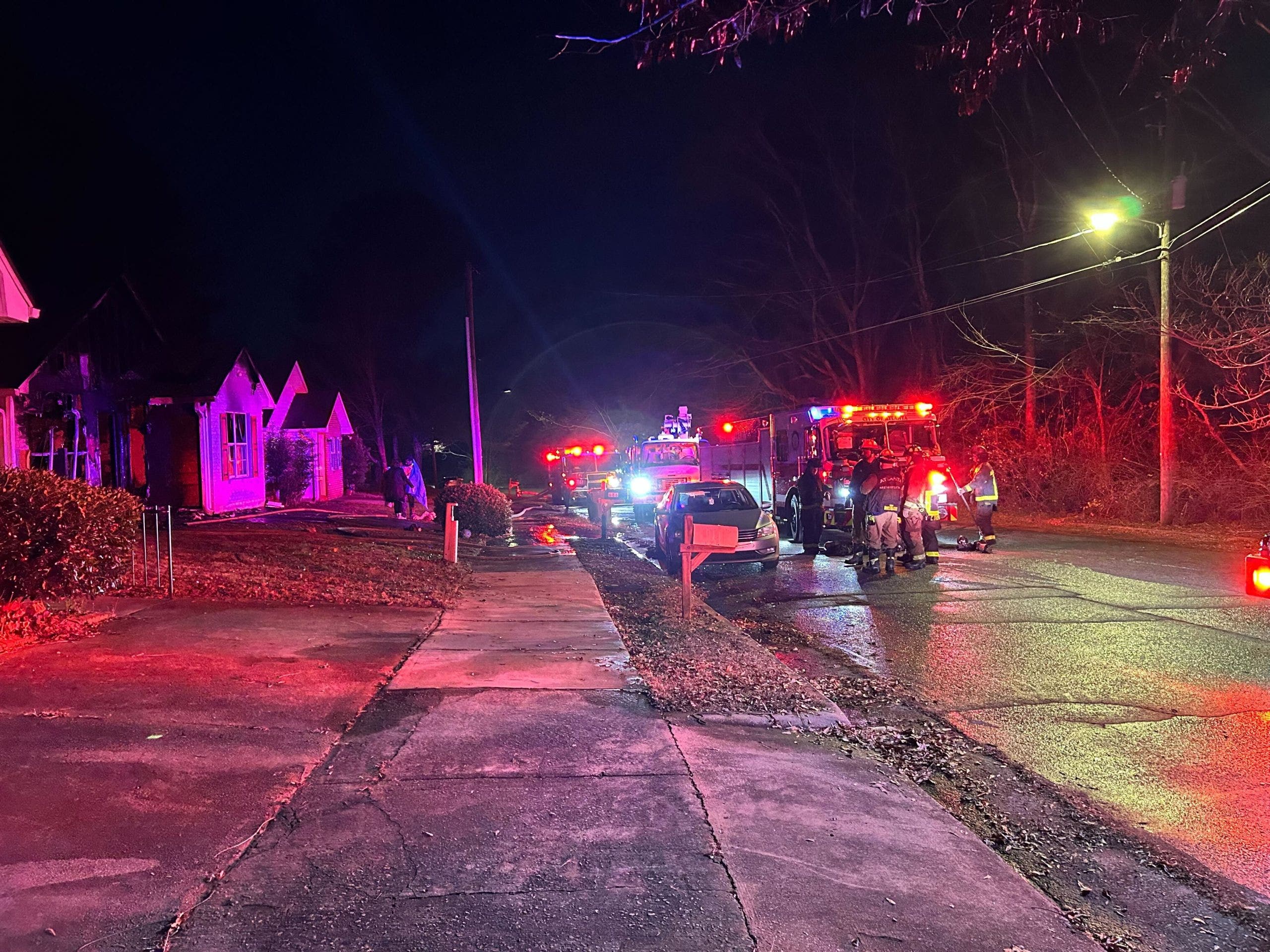 One hospitalized following New Year’s Eve house fire in southeast Atlanta