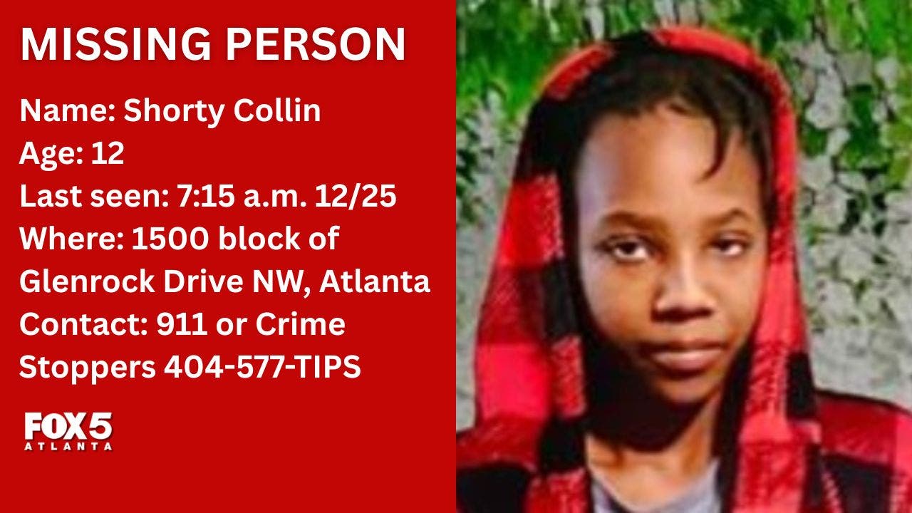 Critical Missing: 12-year-old last seen Christmas Day in NW Atlanta