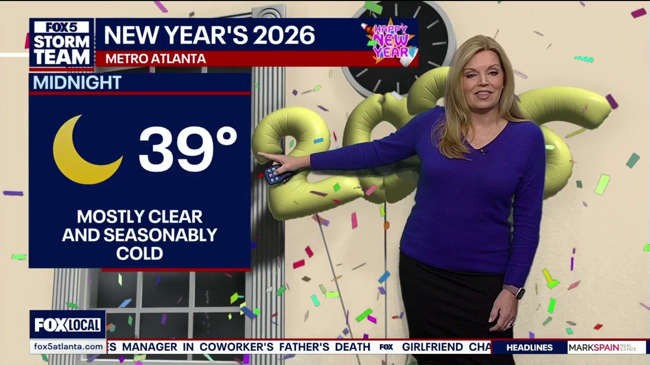 New Year's Eve 2025 weather in metro Atlanta | What to expect