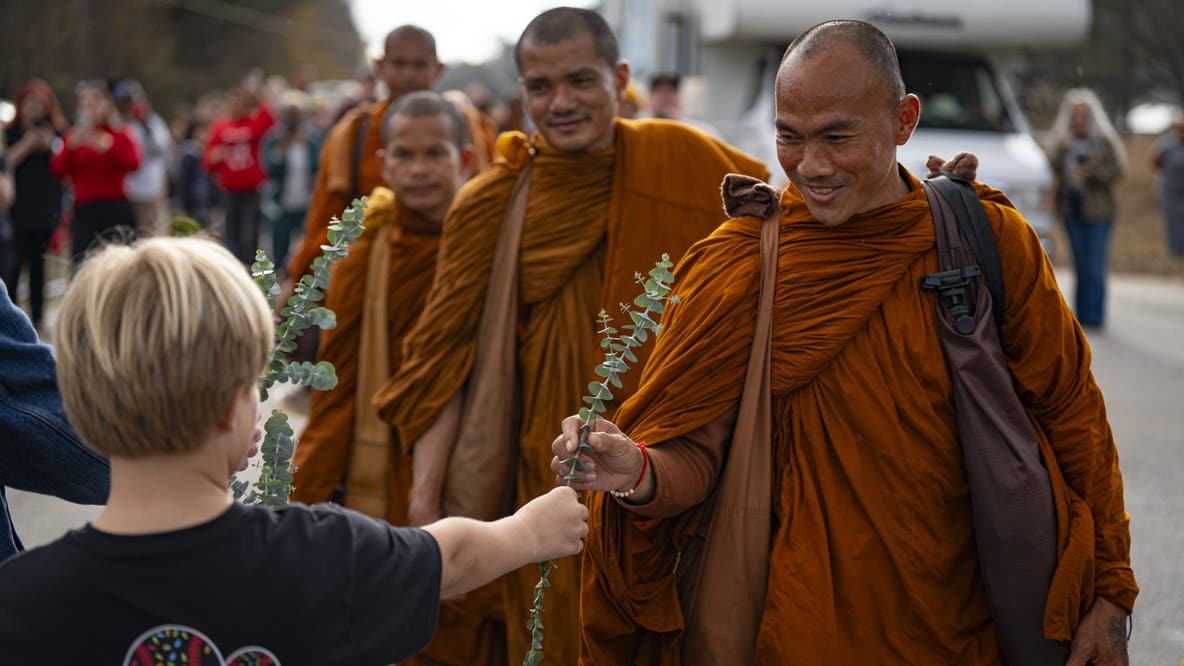 Walk for Peace monks arriving in Washington DC today