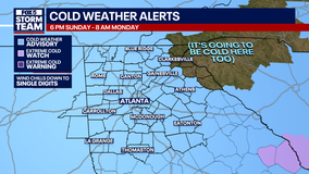 North Georgia under Cold Weather Advisory Sunday into Monday