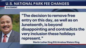 King family disappointed in new National Park fee rules