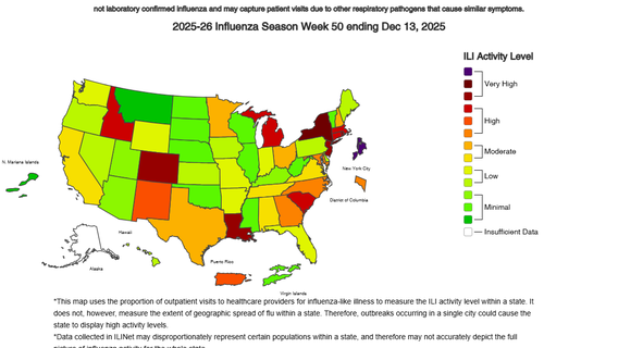 CDC classifies Georgia as 'high' for flu activity as holiday travel begins