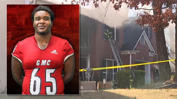 21-year-old college football player killed in Stone Mountain house fire