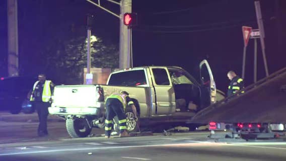 Pickup truck with windshield damage found at Clayton County shooting scene