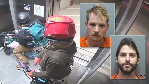 Woodstock police arrest two after elevator motorbike stunt