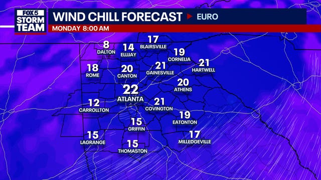 Extreme cold threatens as North Georgia prepares for Arctic blast this weekend