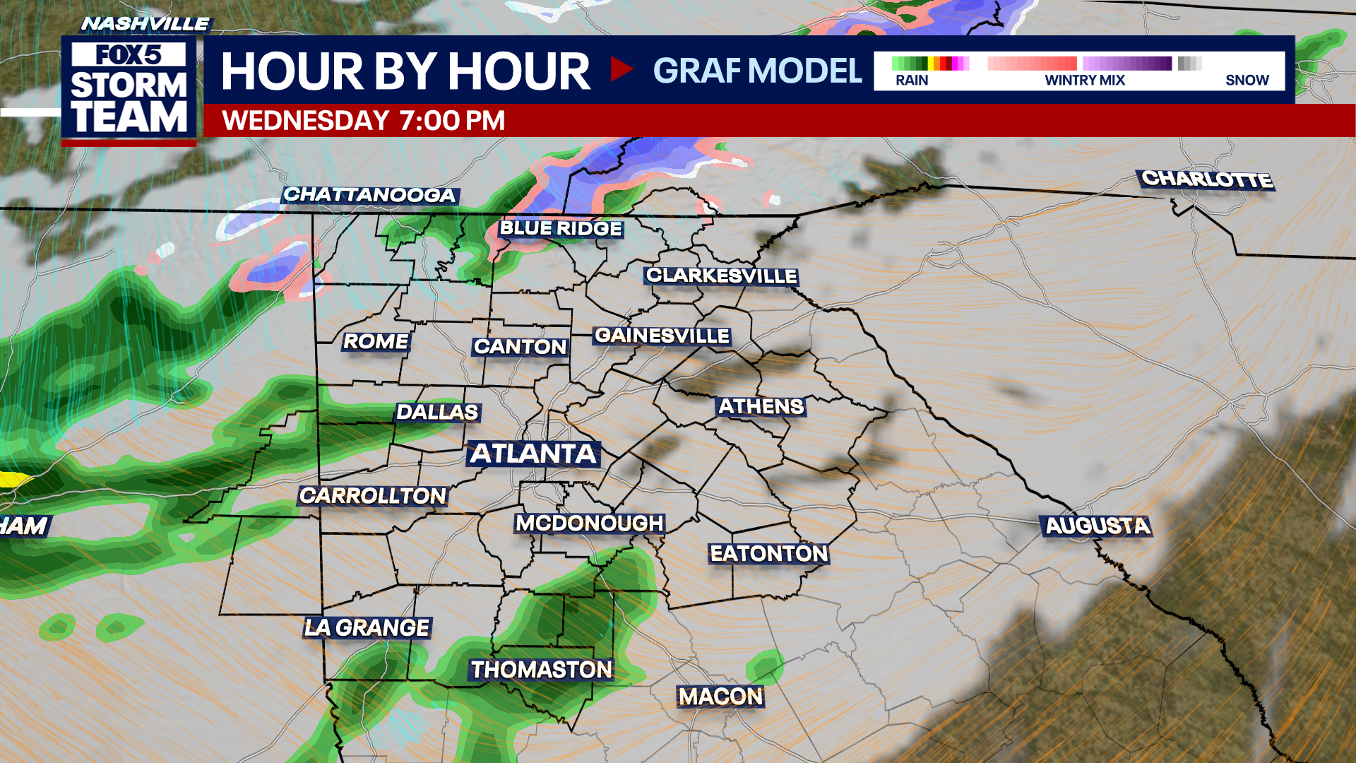 Snow in Georgia: Flurries in far North Georgia, frigid temperatures elsewhere