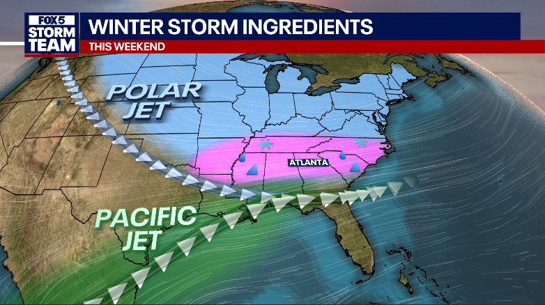Several inches of snow, ice possible in Georgia, early models show