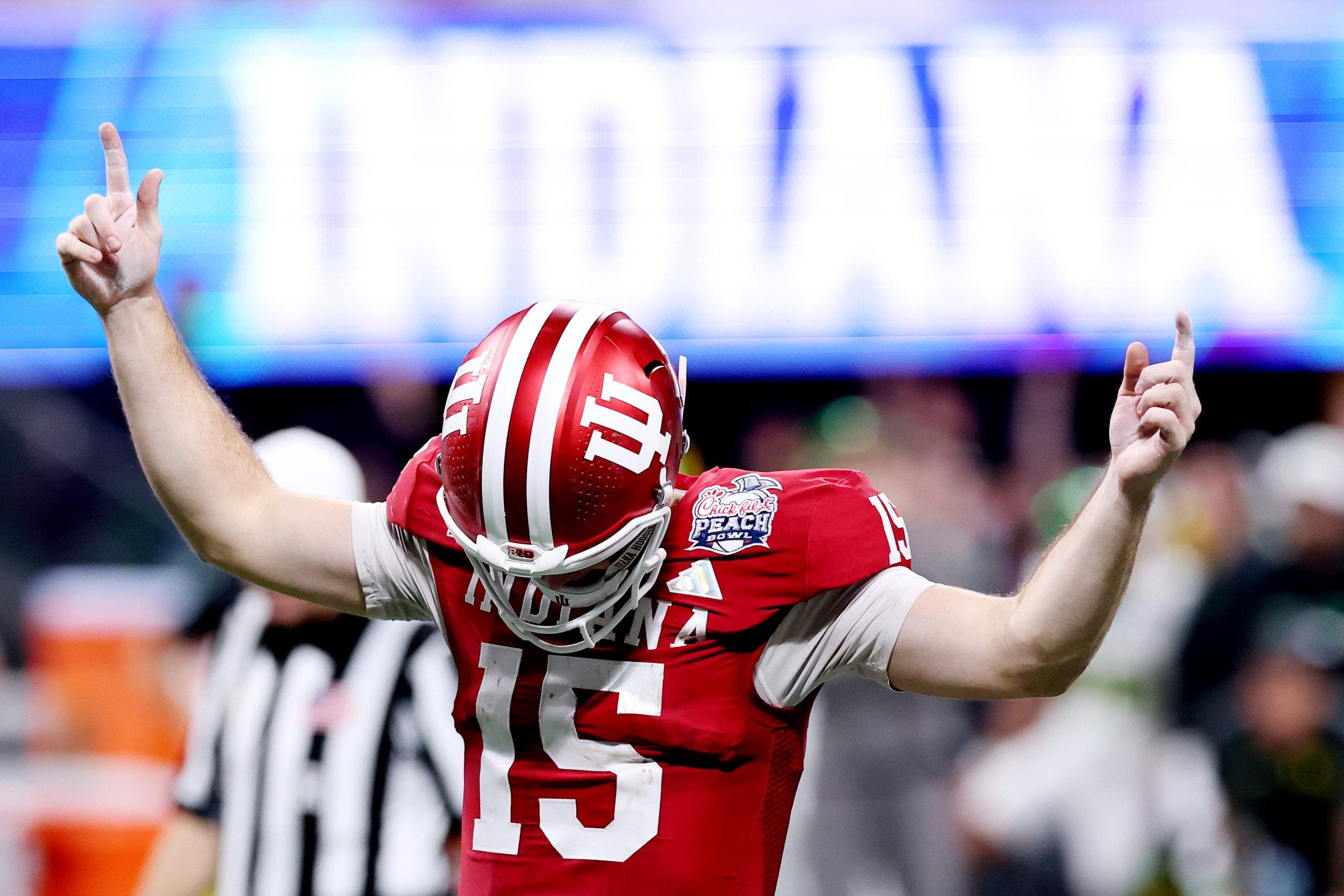 Indiana beats Oregon in Atlanta to secure national title spot