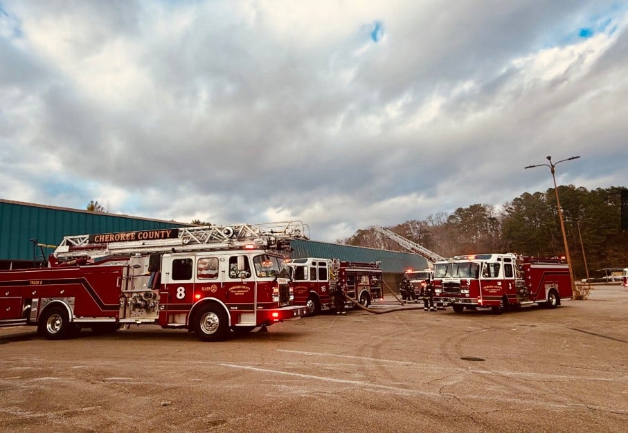 Canton man arrested for setting Christmas Day building fire