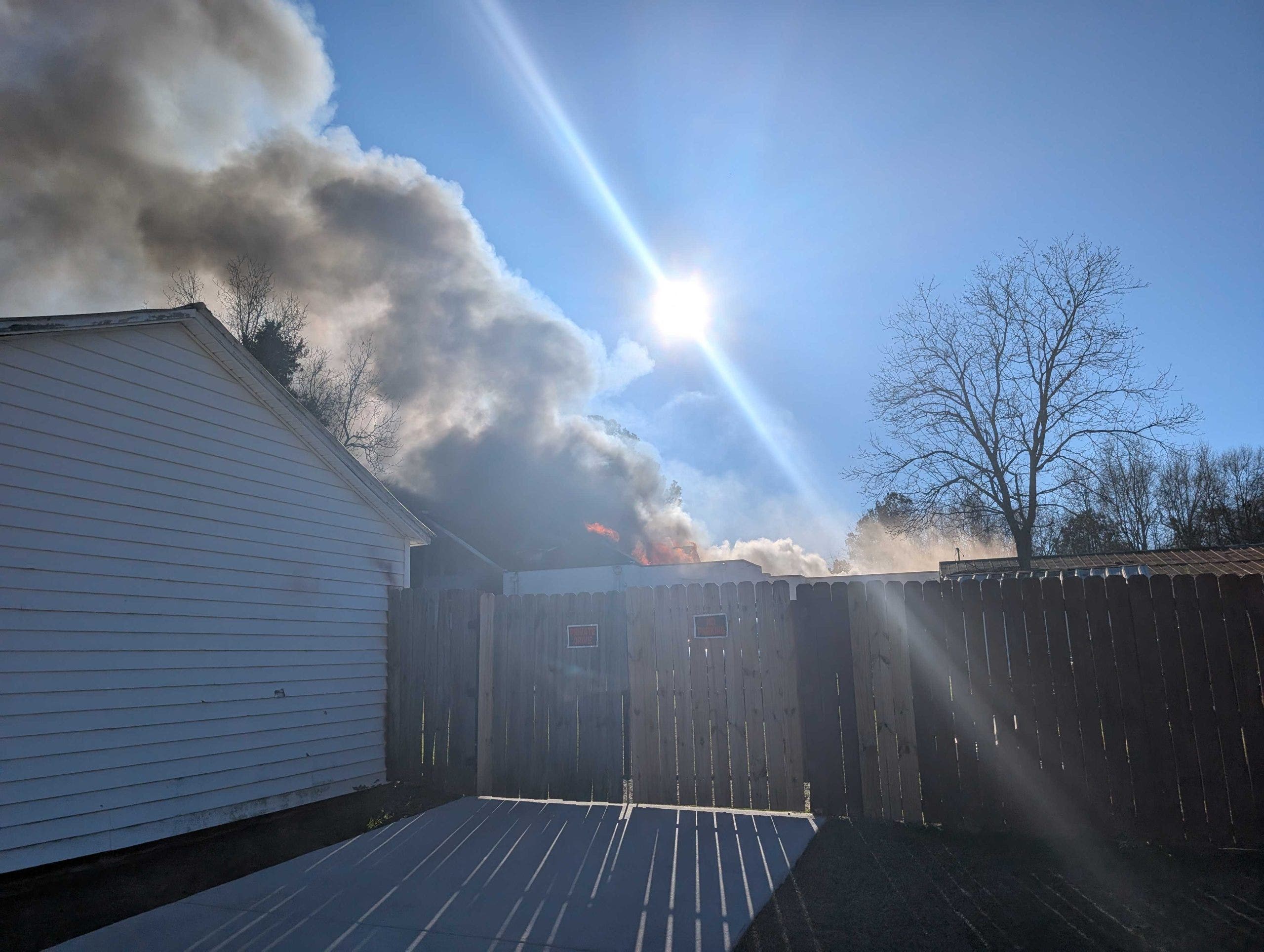 Fire breaks out at Cook Brothers Funeral Directors in Fairburn