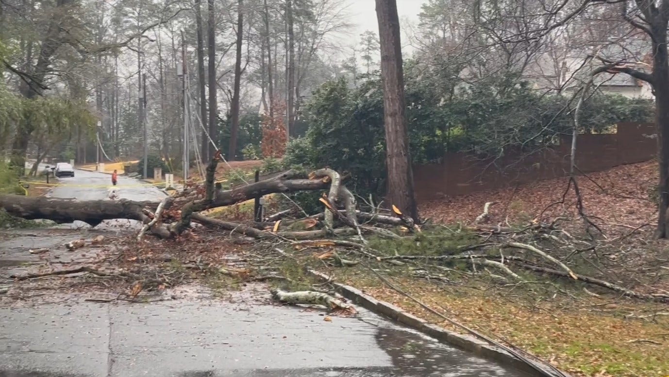 Photos: North Georgia winter storm leaves ice, damage behind