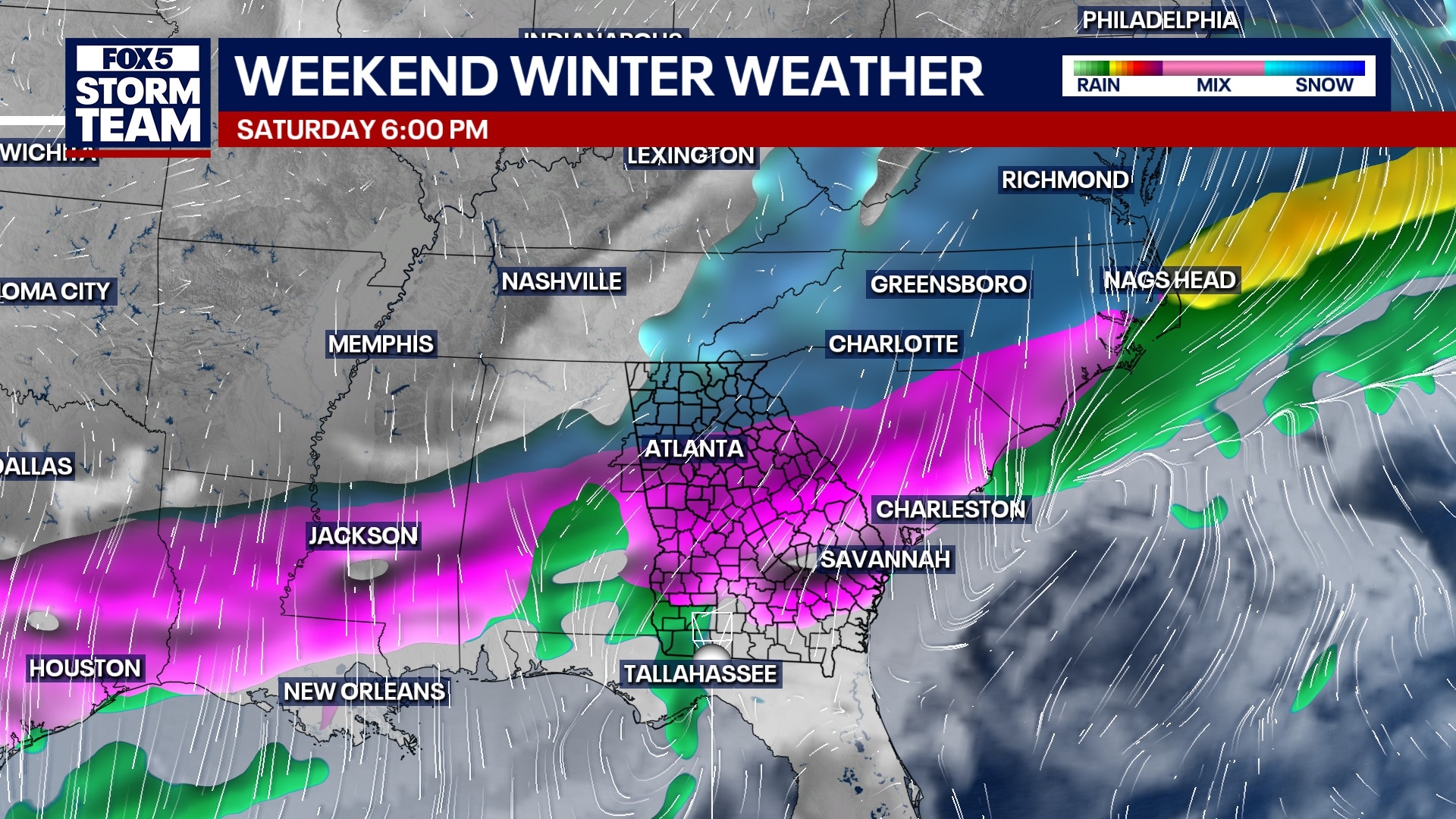 'Impactful' winter storm possible for North Georgia this weekend