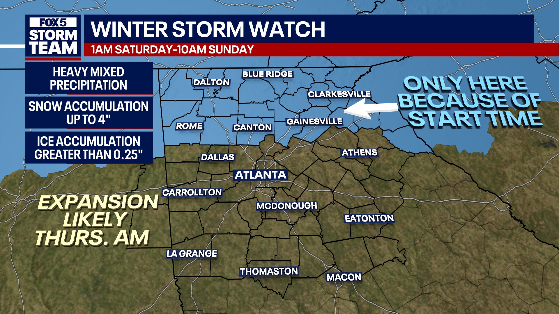 Winter Storm Watch: 'Crippling' ice, widespread power outages target North Georgia