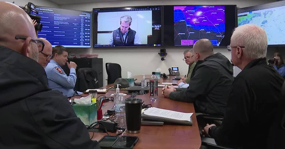 Georgia officials prepare for ice storm, move resources north