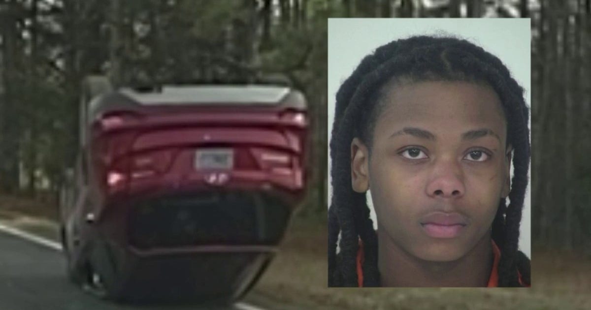 17-year-old arrested after 100 mph high-speed chase, rollover crash in ...