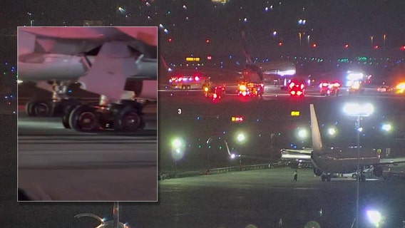 Emergency crews swarm plane after dramatic landing at Atlanta’s airport