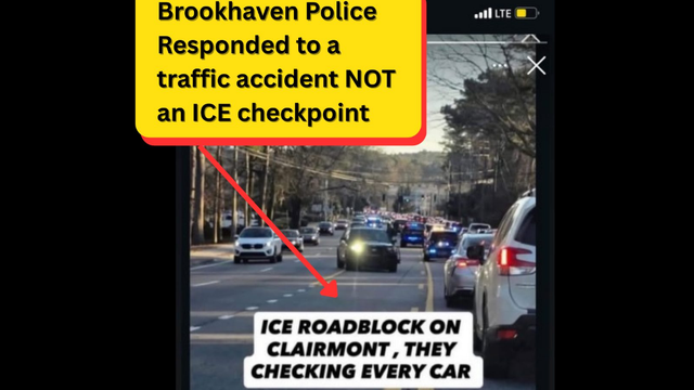 Brookhaven Police dispel social media rumors of 'ICE roadblock'